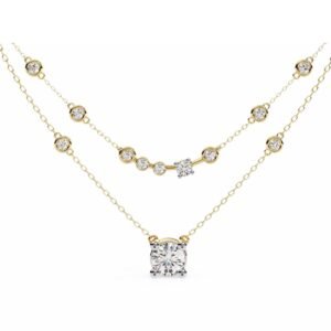 Diamond & Gold Harmony Necklace