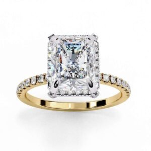 Radiant Emerald-Cut Diamond Ring