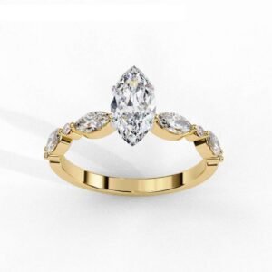 Marquise Diamond Solitaire Ring