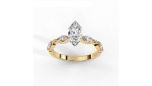Marquise Diamond Solitaire Ring
