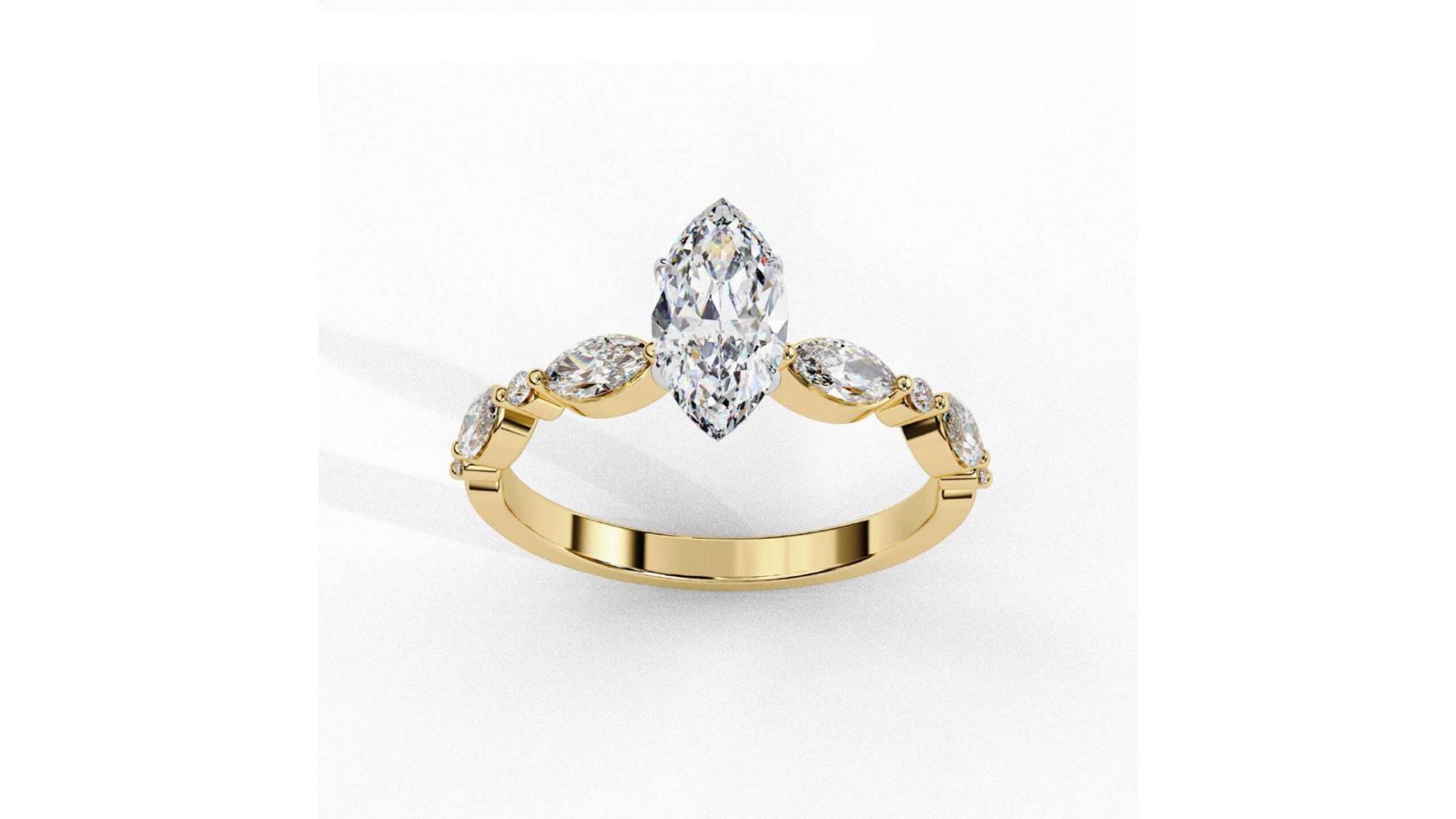 Marquise Diamond Solitaire Ring